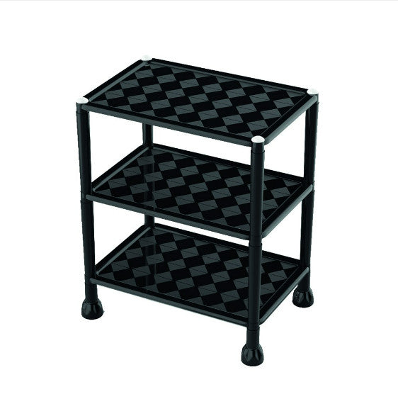 Organizador Modular 3 andares em Plástico Preto