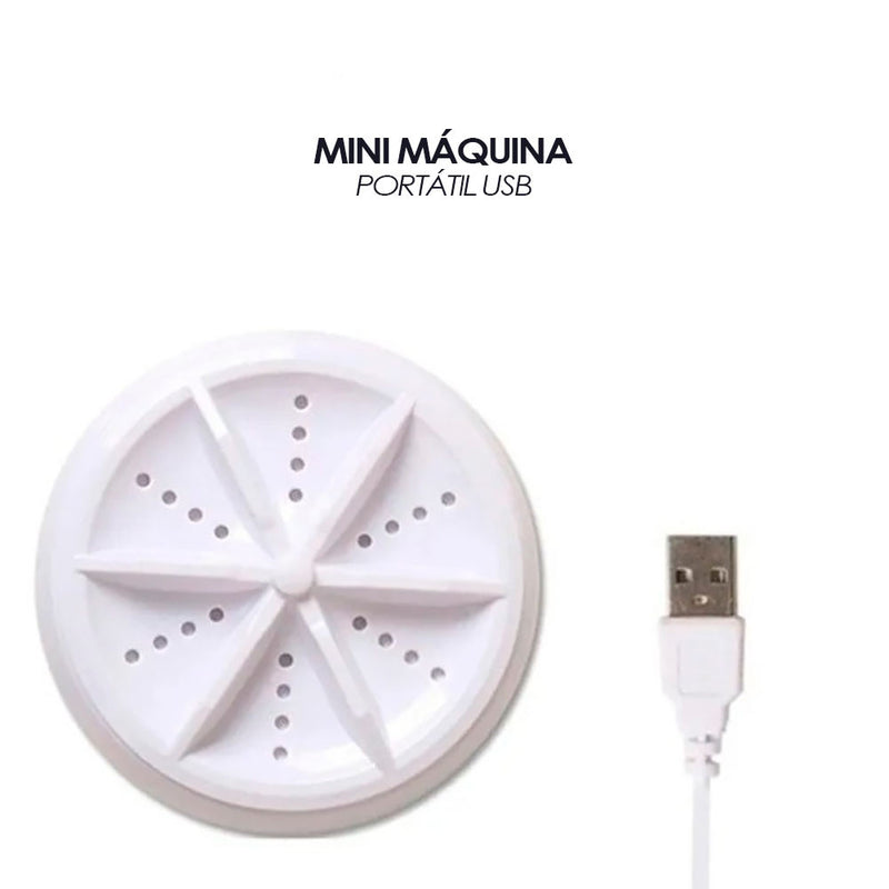 Mini Máquina de Lavar Portátil USB