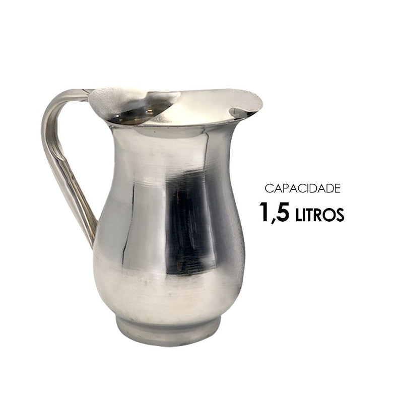 Jarra para Água Inox - 1,5 Litros