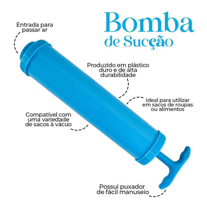 Bomba de Sucção para Saco à Vácuo